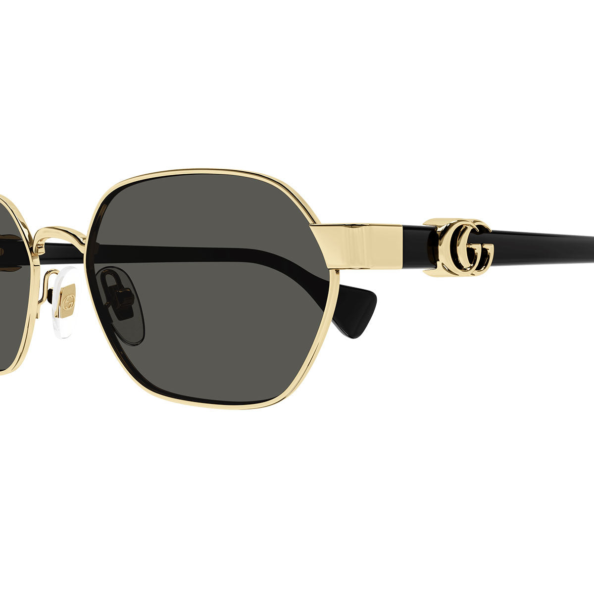 Gucci Occhiali da Sole GG1593S 001 Oro/Grigio Scuro Unisex
