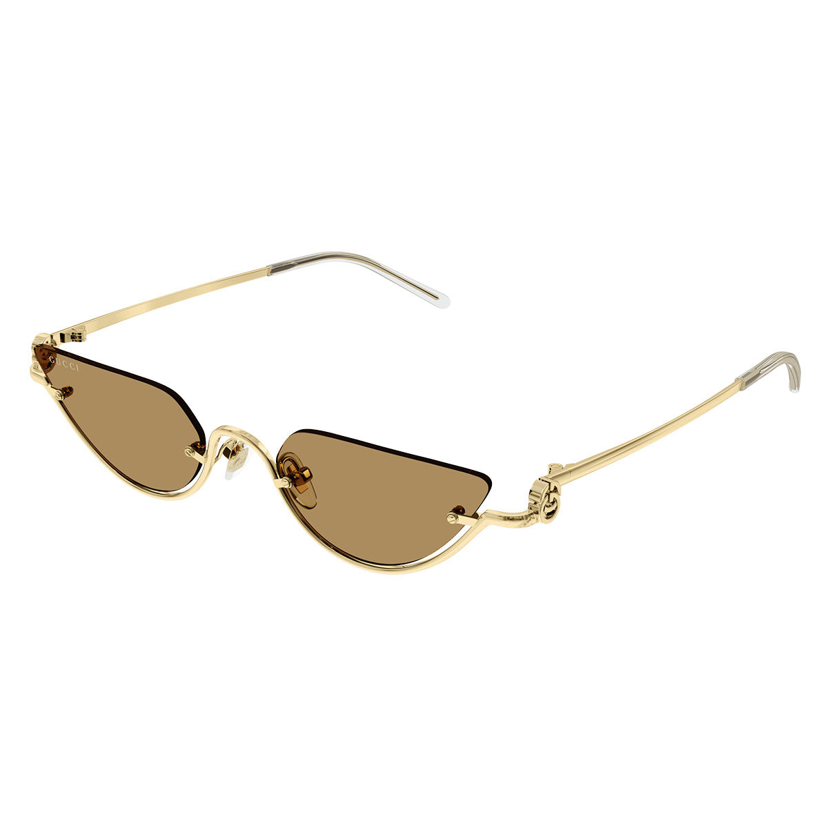 Gucci Occhiali da Sole GG1603S 002 Oro/Marrone Unisex
