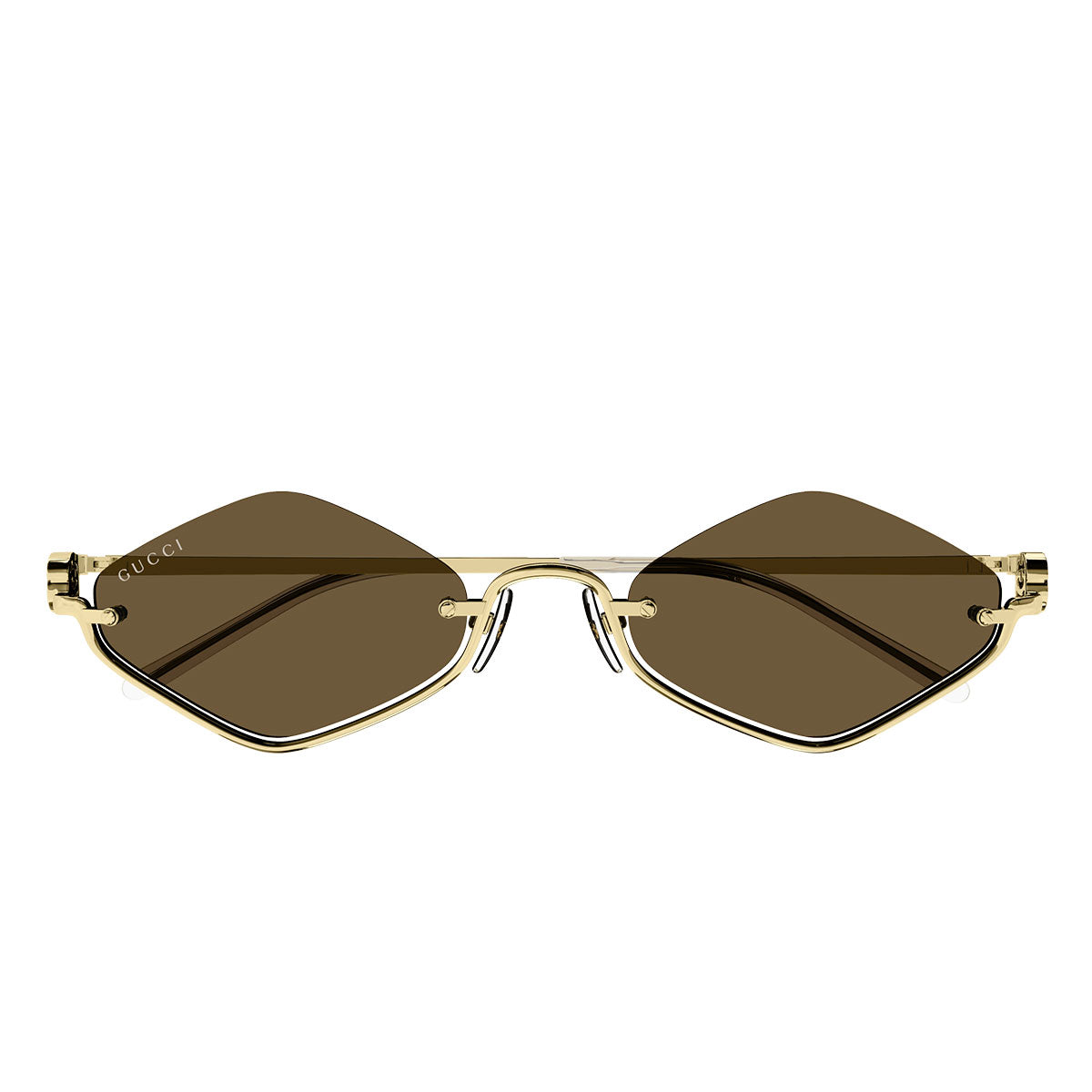 Gucci Occhiali da Sole GG1604S 002 Oro/Marrone Unisex
