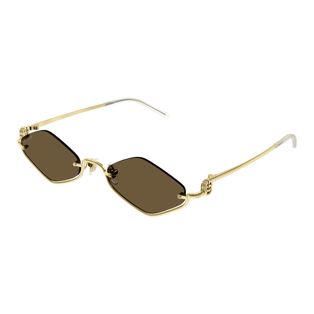 Gucci Occhiali da Sole GG1604S 002 Oro/Marrone Unisex