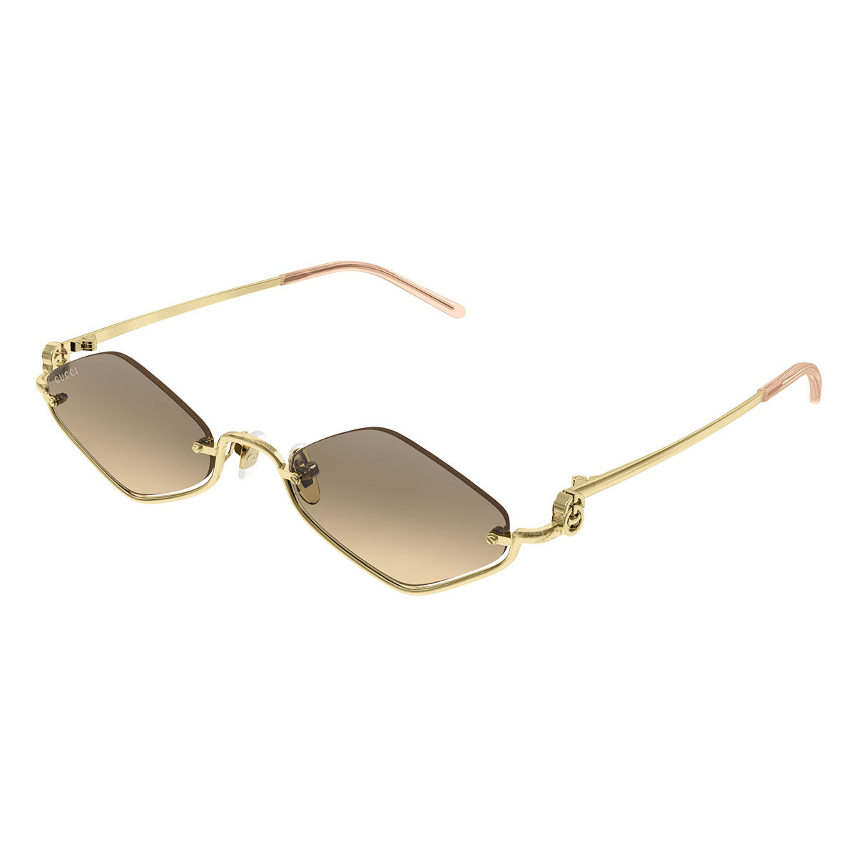 Gucci Occhiali da Sole GG1604S 003 Oro/Arancione Unisex