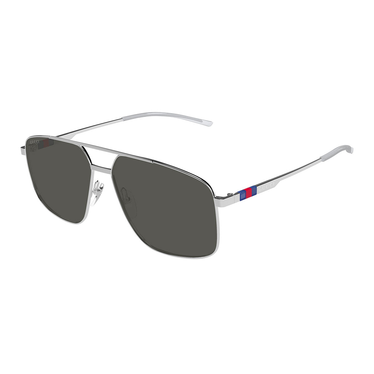 Gucci Occhiali da Sole GG1676S 001 Argento/Grigio Uomo