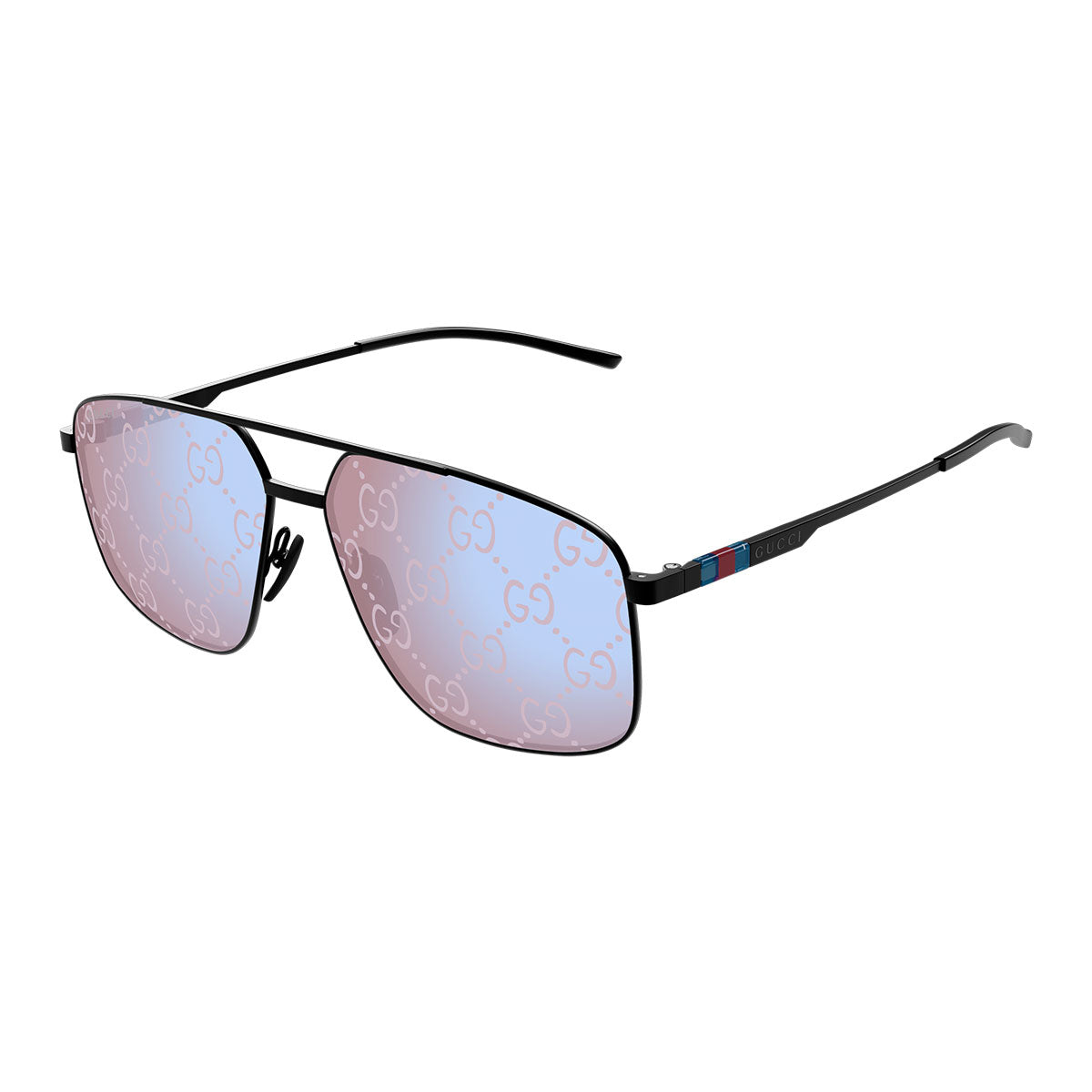 Gucci Occhiali da Sole GG1676S 005 Nero/Viola Uomo