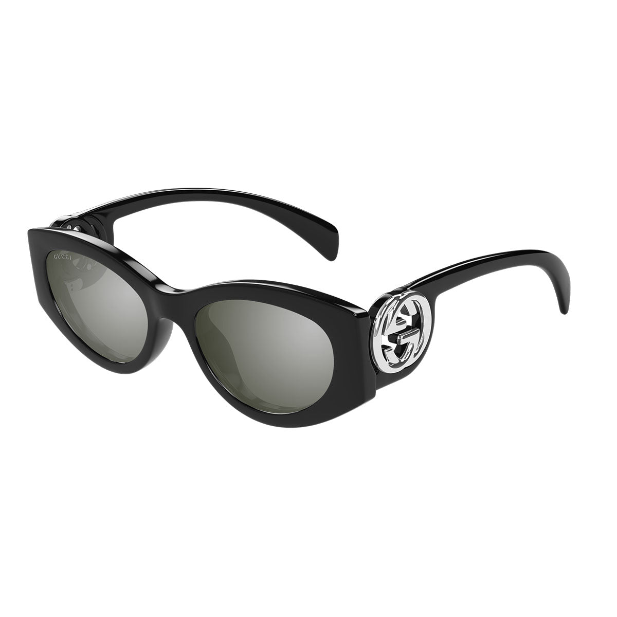 Gucci Occhiali da Sole GG1691S 001 Nero/Grigio Specchio Unisex 2