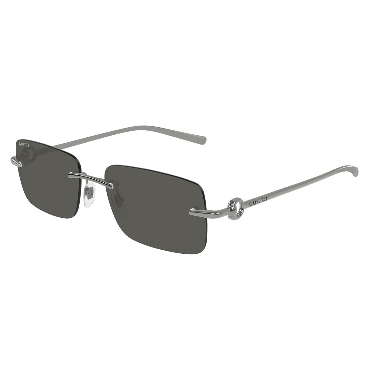 Gucci Occhiali da Sole GG1703S 001 Rutenio/Grigio Unisex