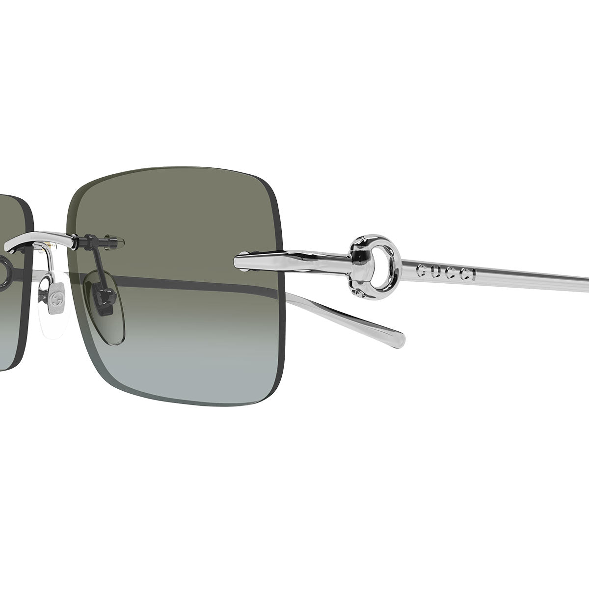 Gucci Occhiali da Sole GG1703S 007 Argento/Marrone Unisex