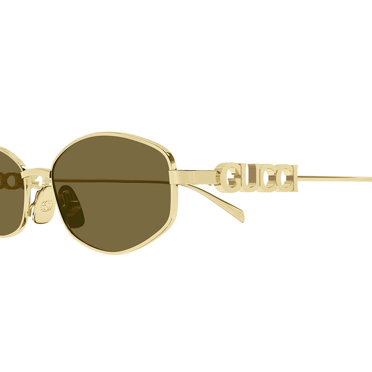 Gucci Occhiali da Sole GG1802S 005 Oro/Marrone Donna