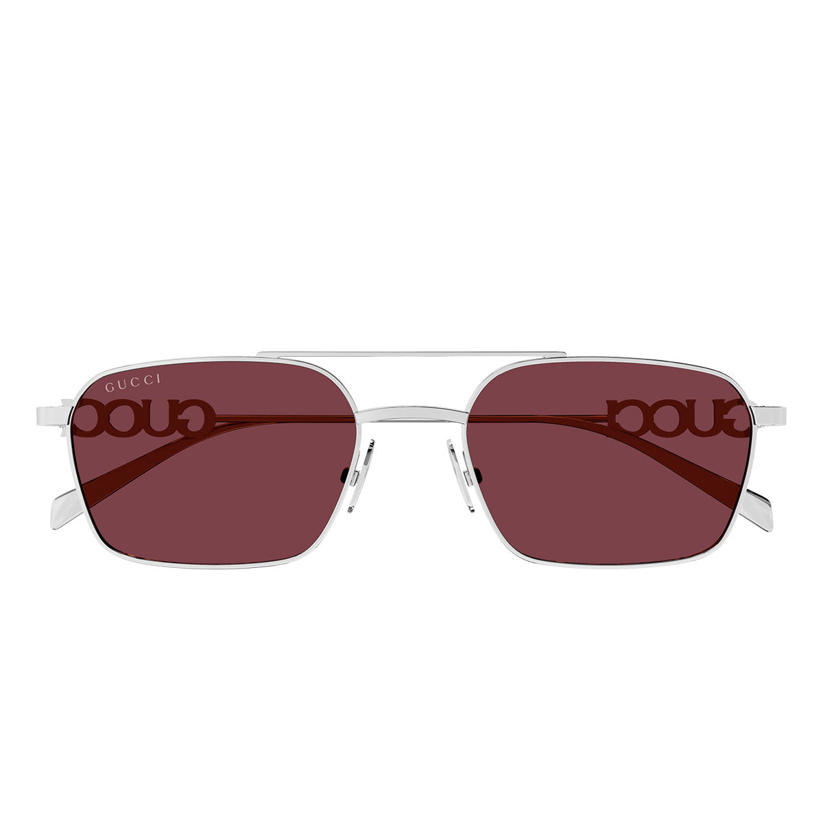 Gucci Occhiali da Sole GG1804S 004 Argento/Rosso Donna