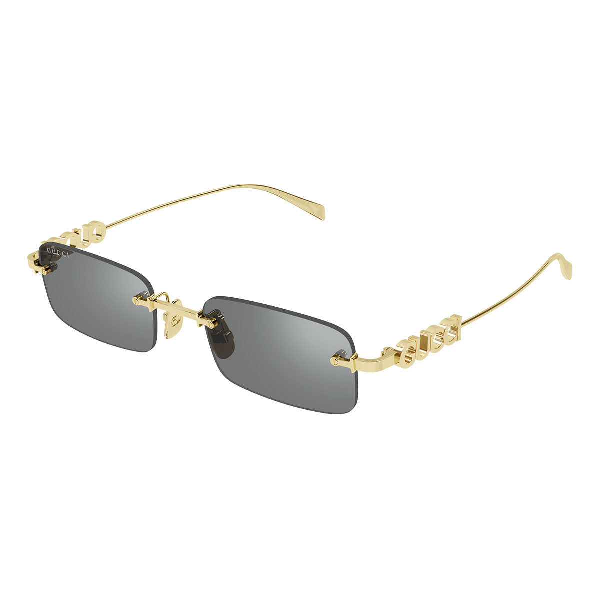 Gucci Occhiali da Sole GG1808S 003 Oro/Grigio Uomo