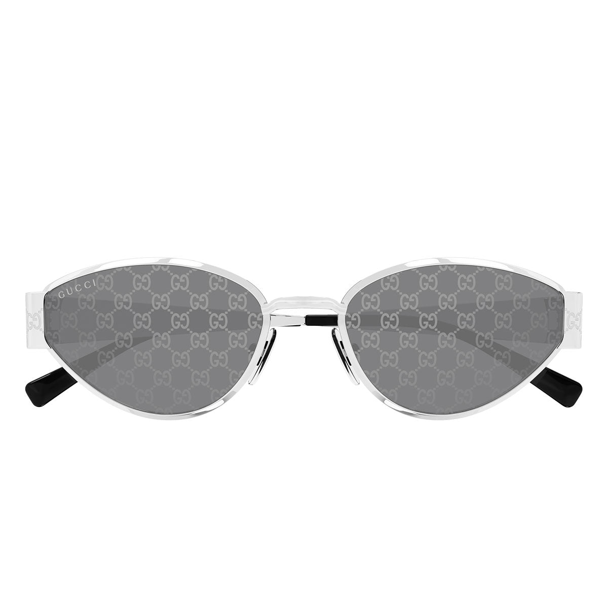 Gucci Occhiali da Sole GG1853S 002 Argento/Grigio Fumo Donna