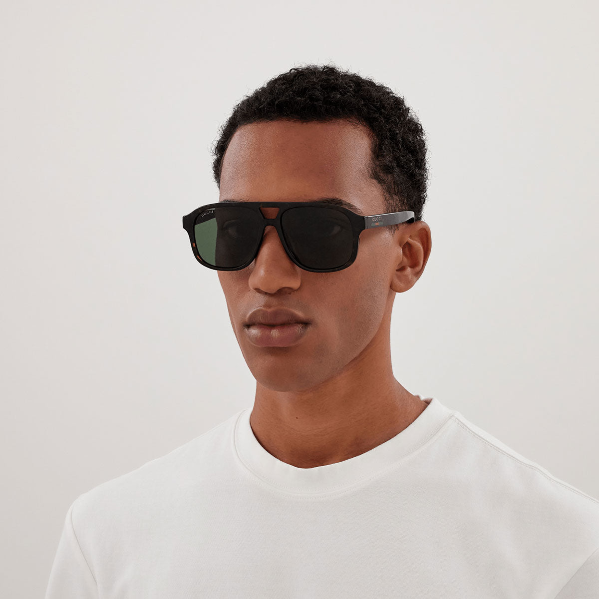 Gucci Occhiali da Sole GG1856S 002 Marrone/Verde Uomo