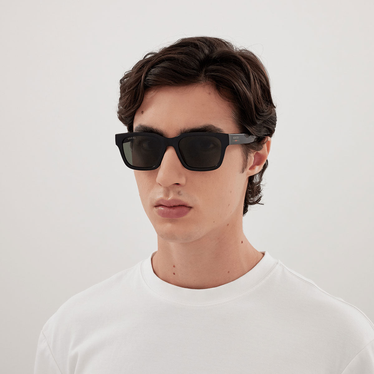 Gucci Occhiali da Sole GG1857S 001 Nero/Grigio Uomo