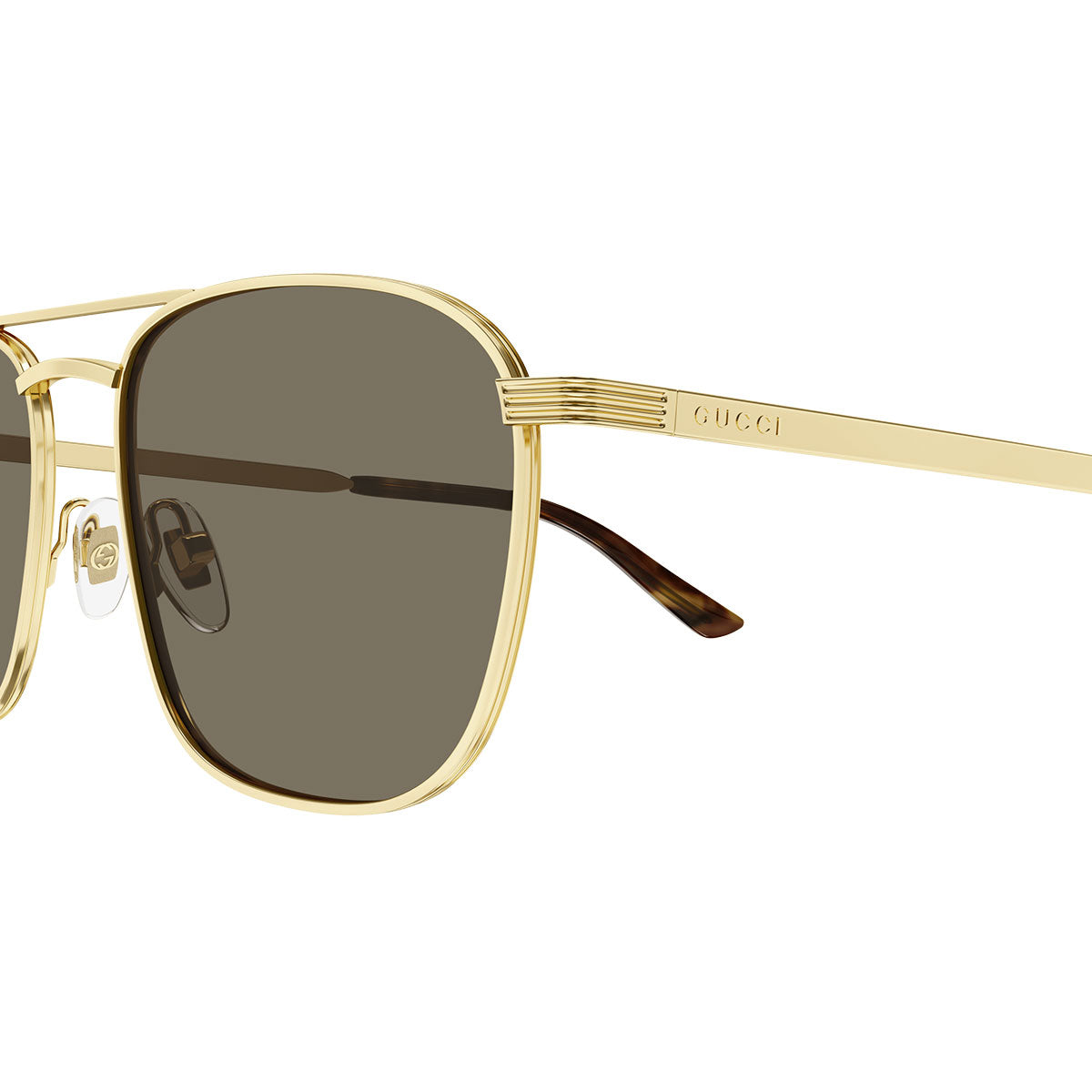 Gucci Occhiali da Sole GG1881S 002 Oro/Marrone Uomo