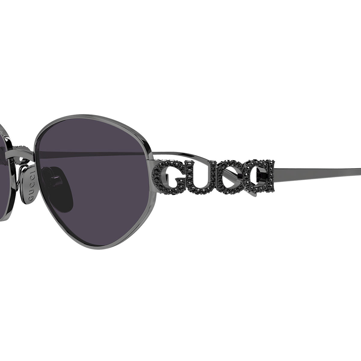 Gucci Occhiali da Sole GG1935S 002 Rutenio/Viola Donna