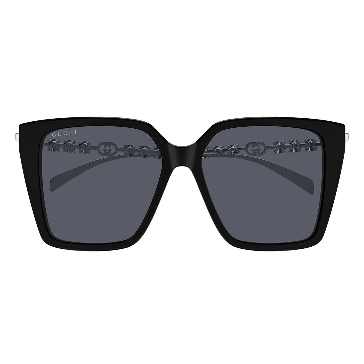 Gucci Occhiali da Sole GG1967S 002 Argento/Nero Donna