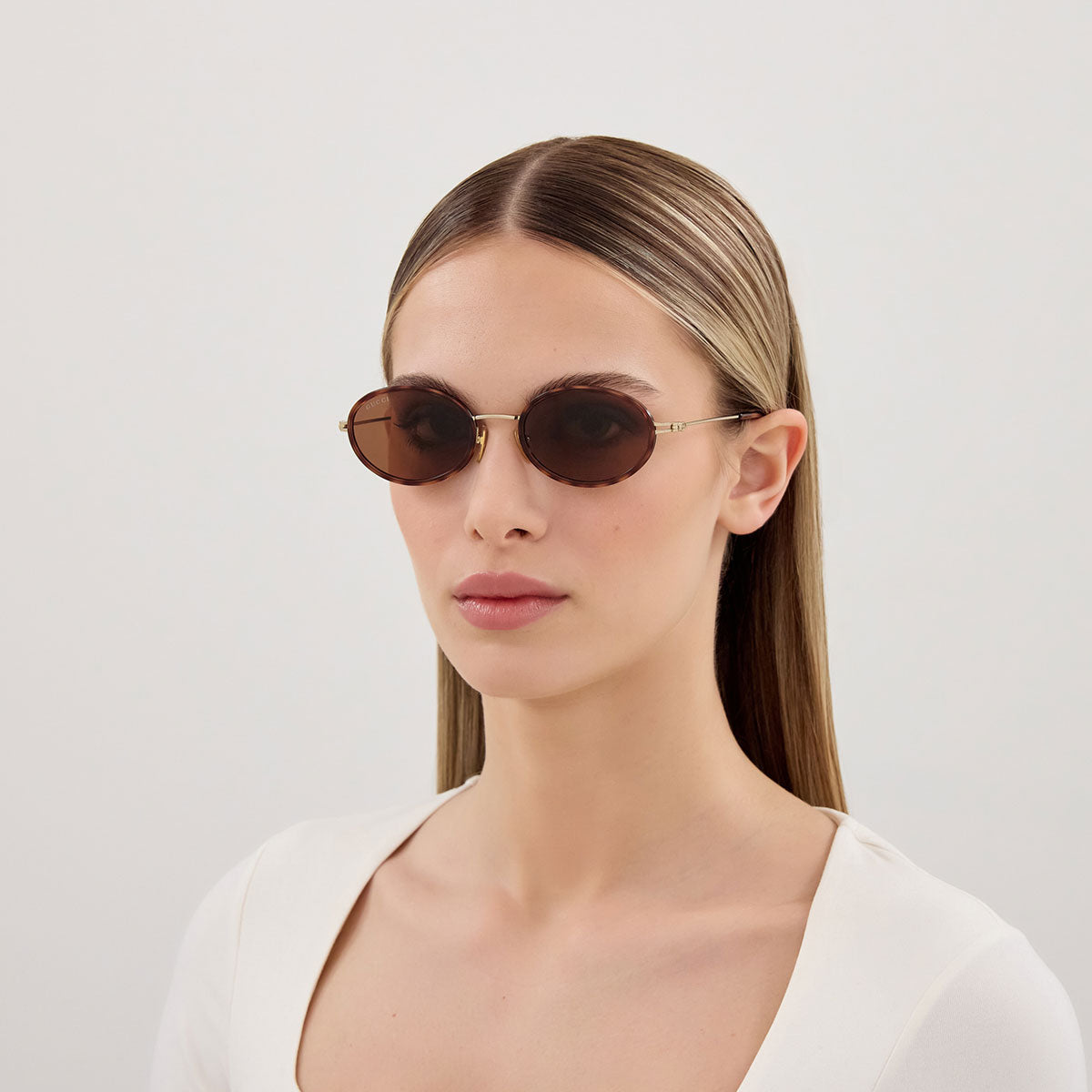 Gucci Occhiali da Sole GG1980S 002 Oro/Rosso Donna