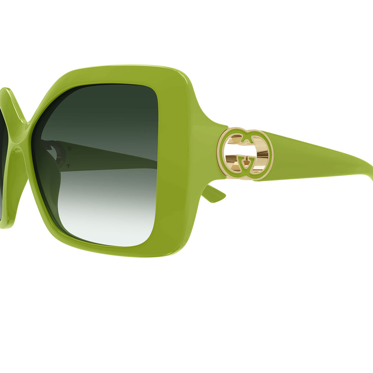 Gucci Occhiali da Sole GG2015S 004 Verde/Verde Sfumato Donna