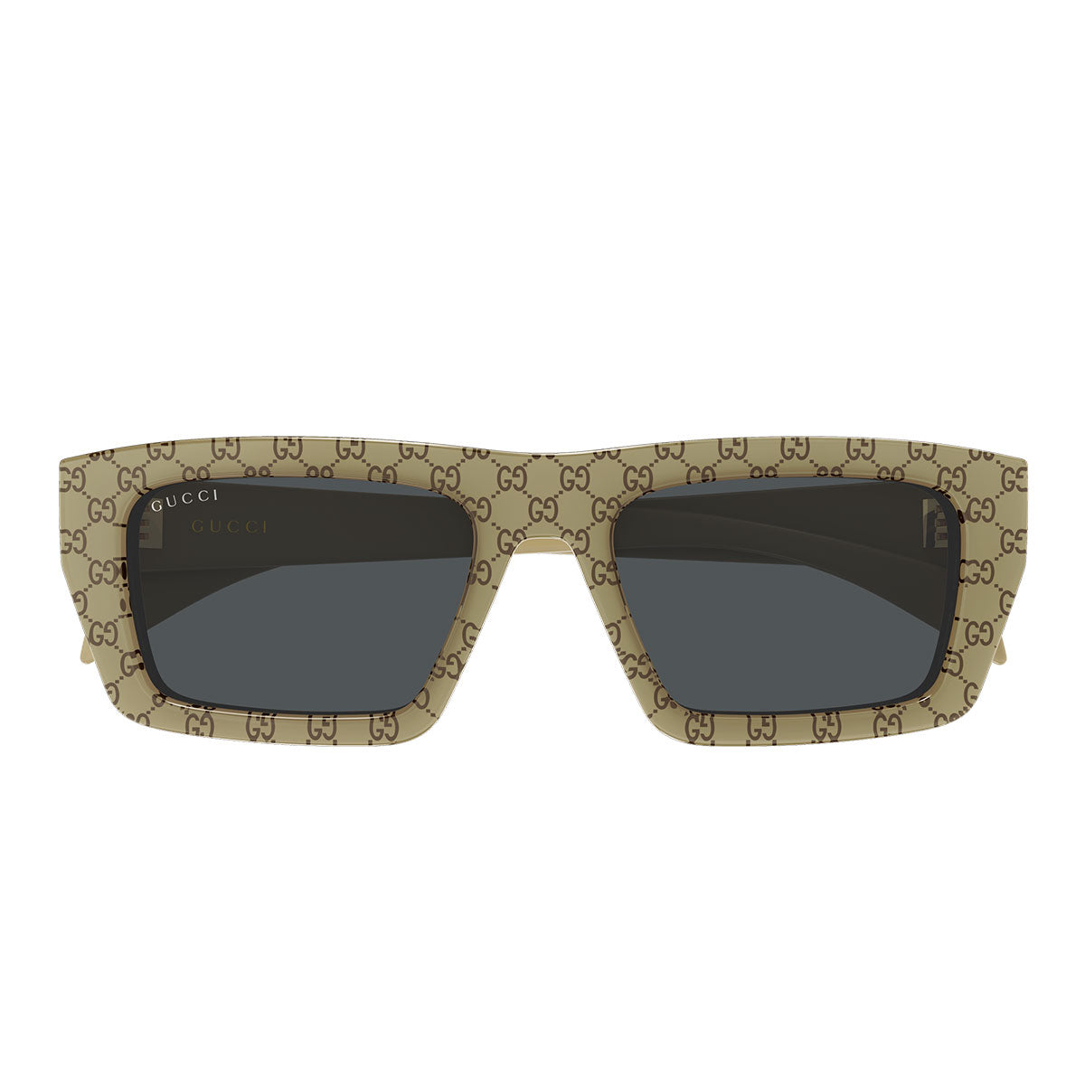 Gucci Occhiali da Sole GG2020S 004 Beige/Grigio Uomo