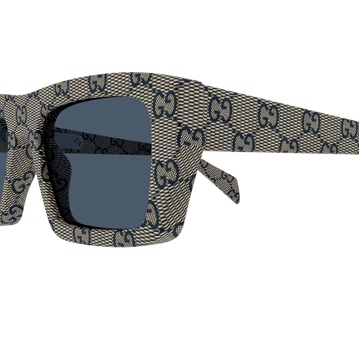 Gucci Occhiali da Sole GG2020S 005 Beige/Blu Uomo