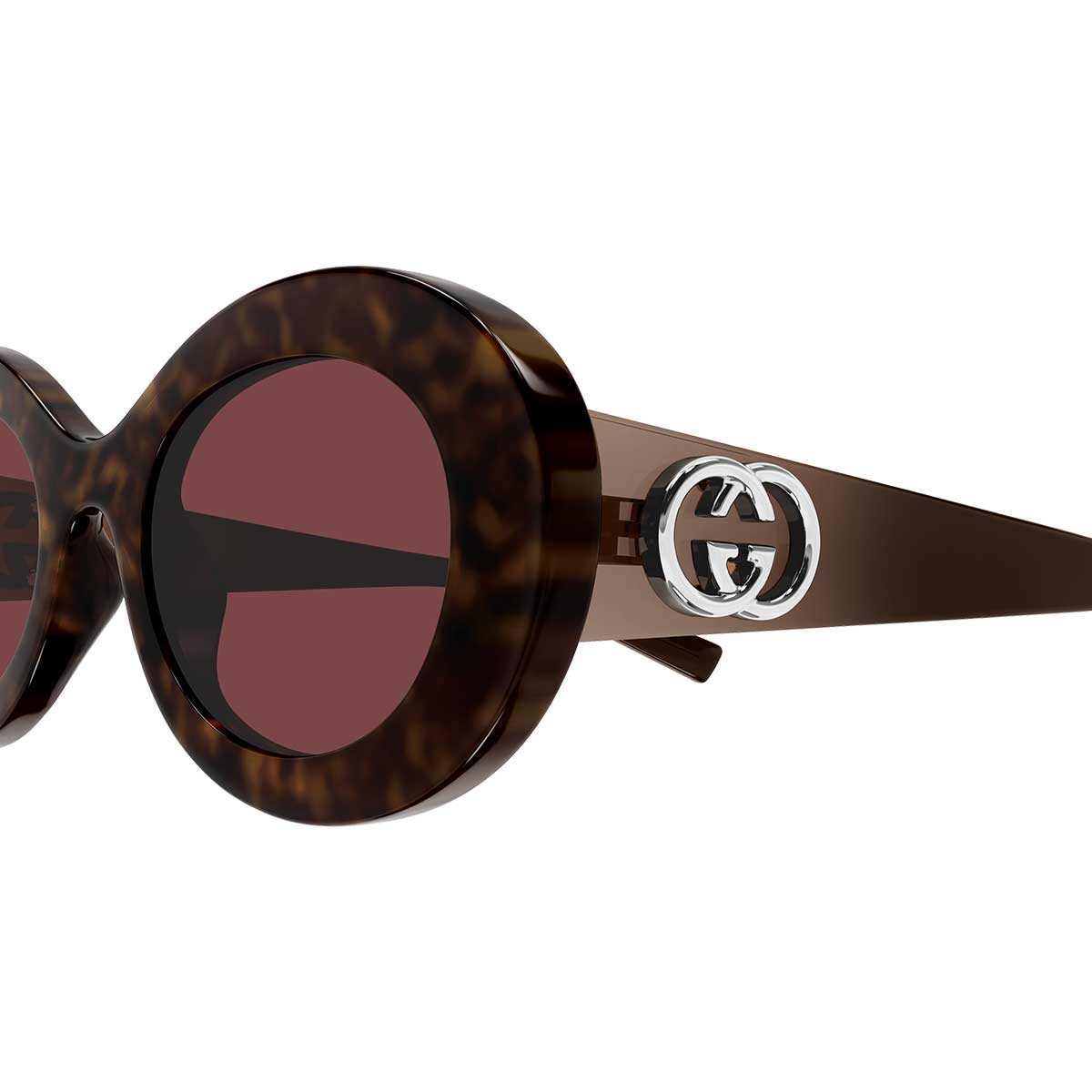 Gucci Occhiali da Sole GG2026S 002 Marrone/Rosso Donna 3