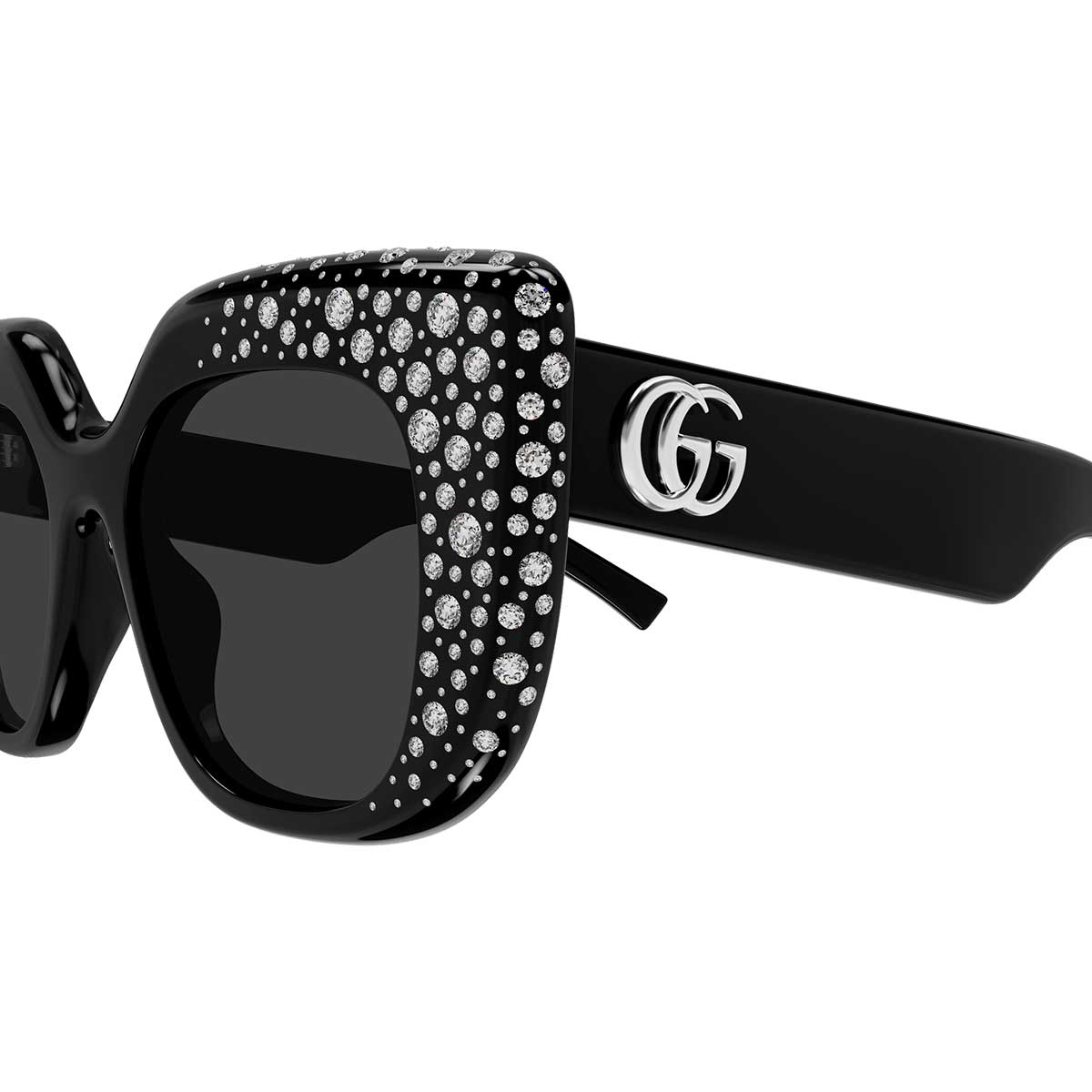 Gucci Occhiali da Sole GG2030S 005 Nero/Grigio Donna 3