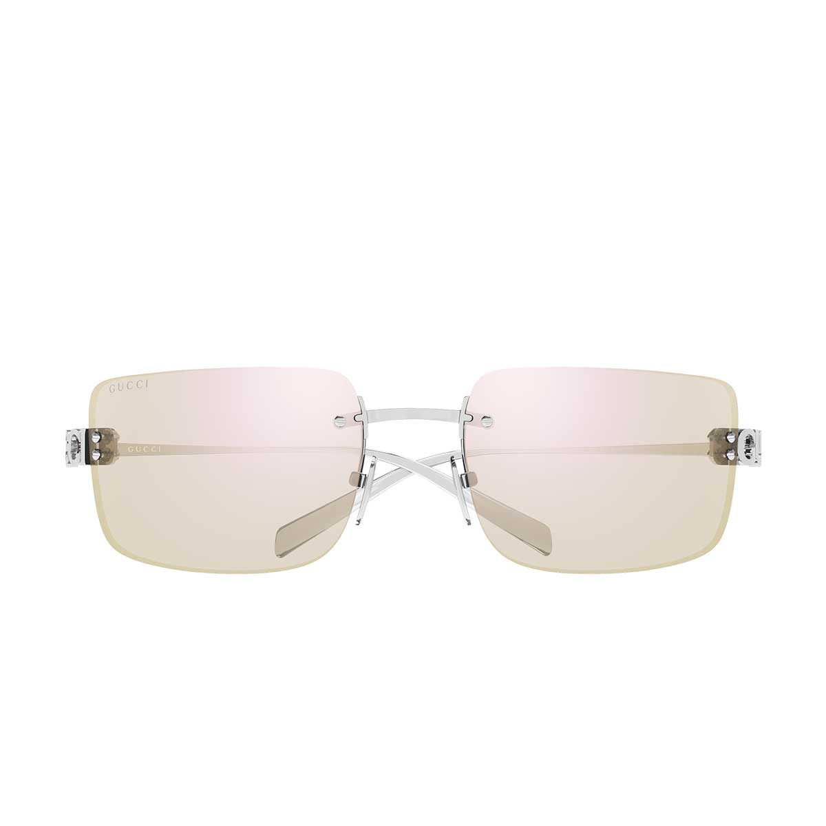 Gucci Occhiali da Sole GG2038S 003 Argento/Trasparente Donna