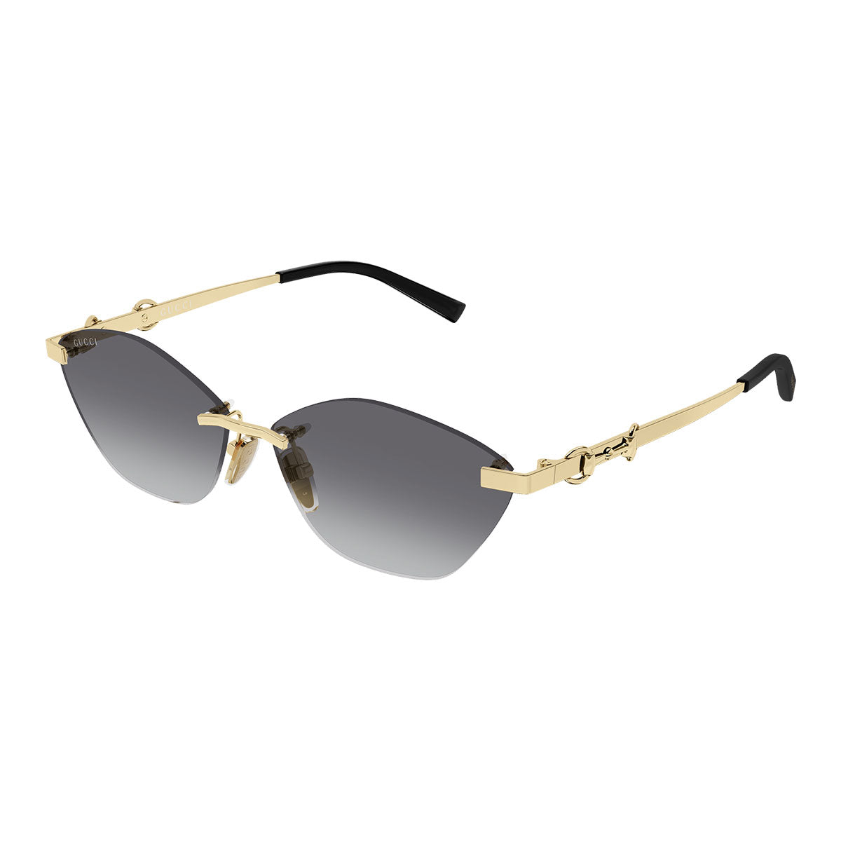 Gucci Occhiali da Sole GG2050S 002 Oro Nero/Grigio Sfumato Donna