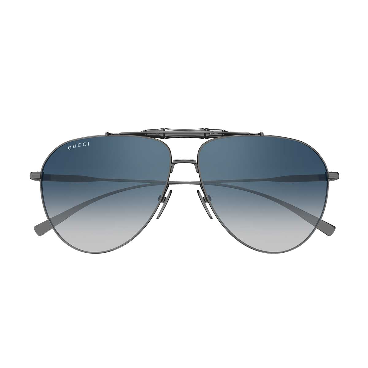 Gucci Occhiali da Sole GG2064S 003 Rutenio/Blu Uomo