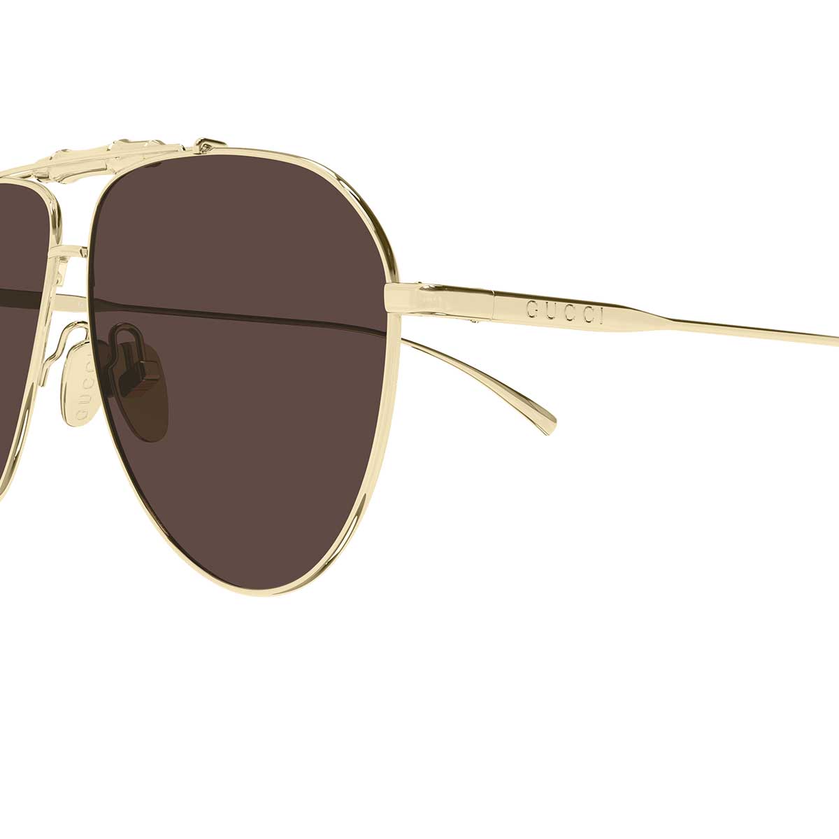 Gucci Occhiali da Sole GG2064S 004 Oro/Marrone Uomo