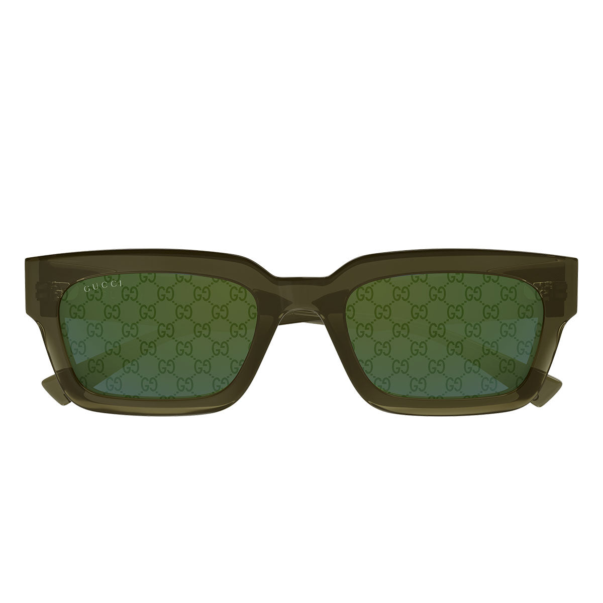 Gucci Occhiali da Sole GG2069S 004 Verde/Verde Monogram Uomo