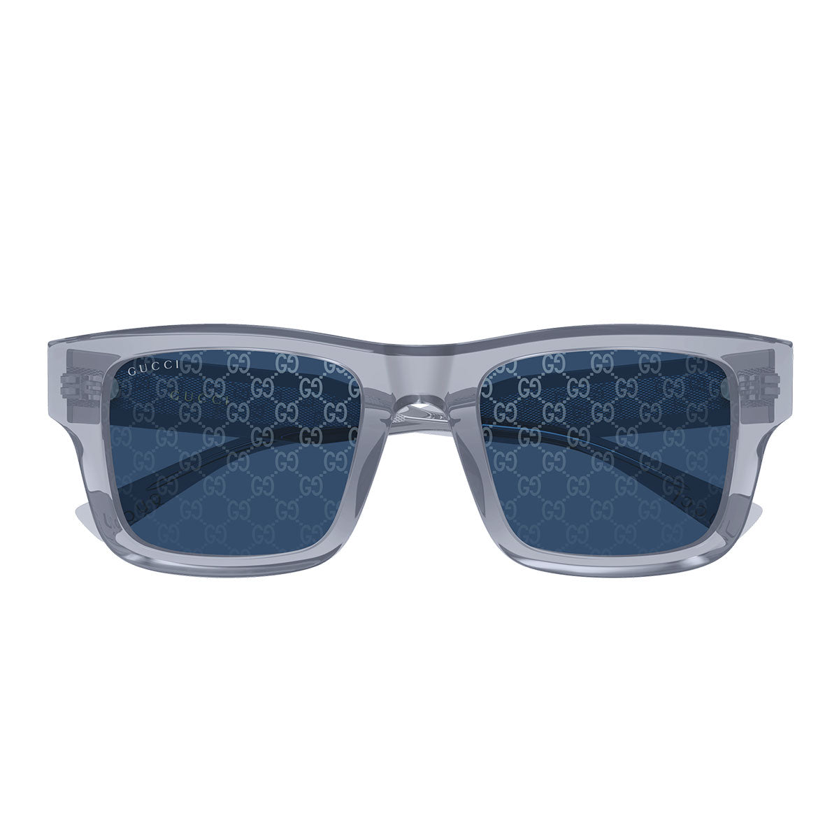 Gucci Occhiali da Sole GG2072SA 004 Grigio/Blu Monogram Uomo
