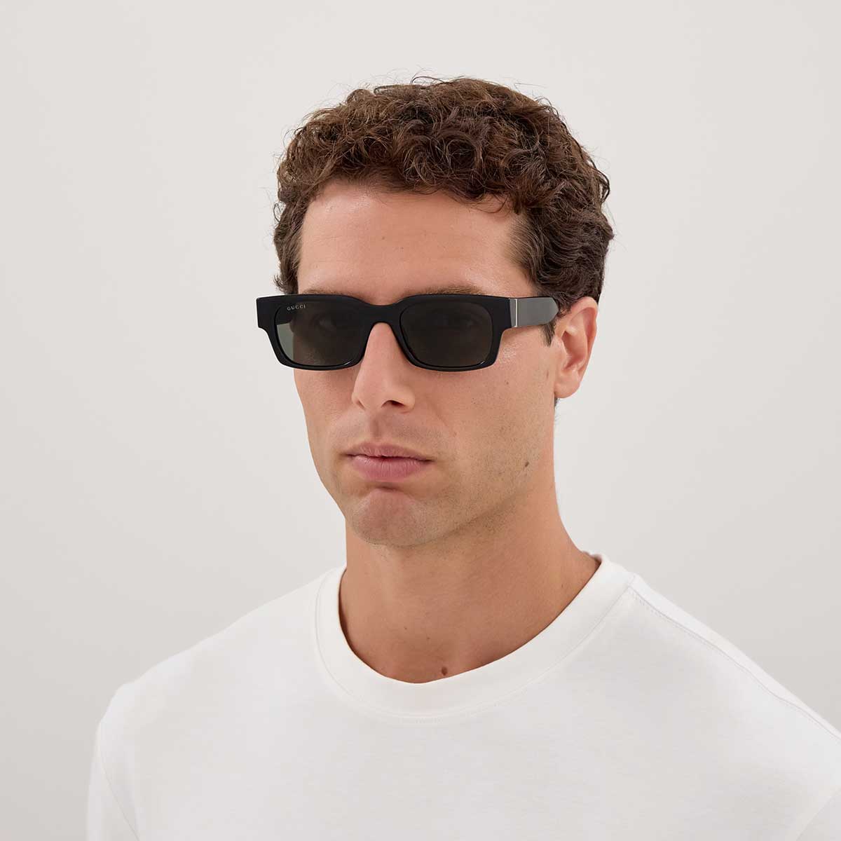 Gucci Occhiali da Sole GG2084S 001 Nero/Grigio Uomo