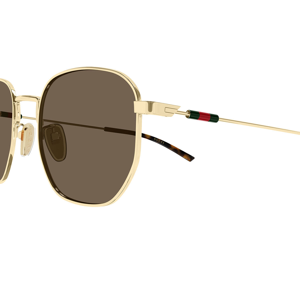 Gucci Occhiali da Sole GG2095S 004 Oro/Marrone Uomo