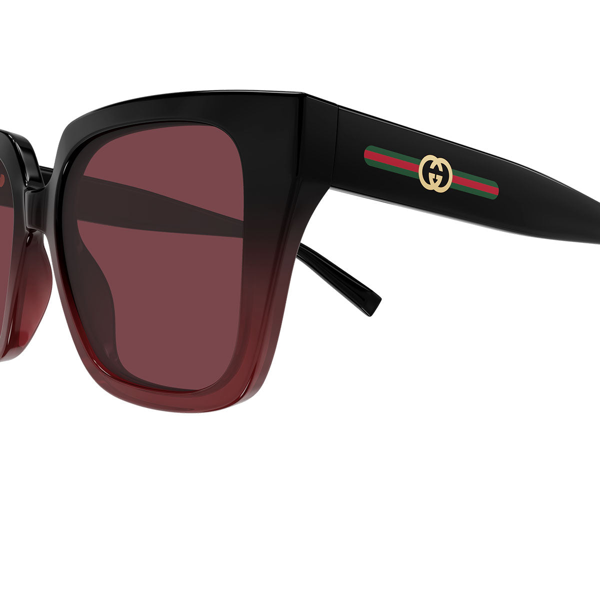 Gucci Occhiali da Sole GG2102S 004 Nero/Rosso Donna