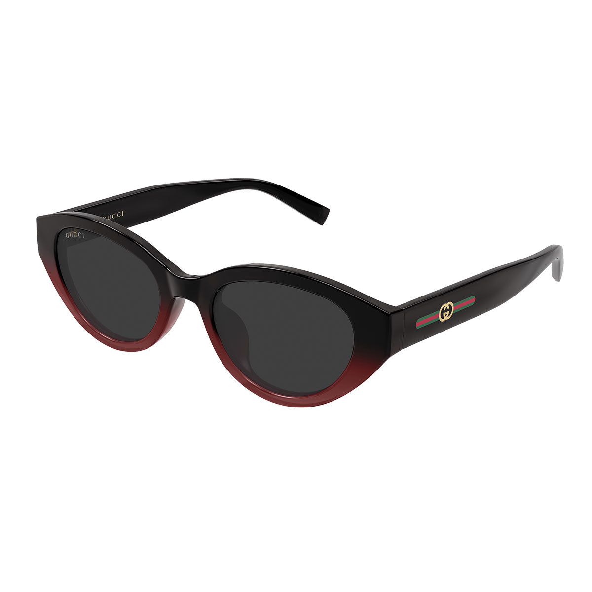 Gucci Occhiali da Sole GG2105SA 003 Nero Sfumato Rosso/Grigio Donna