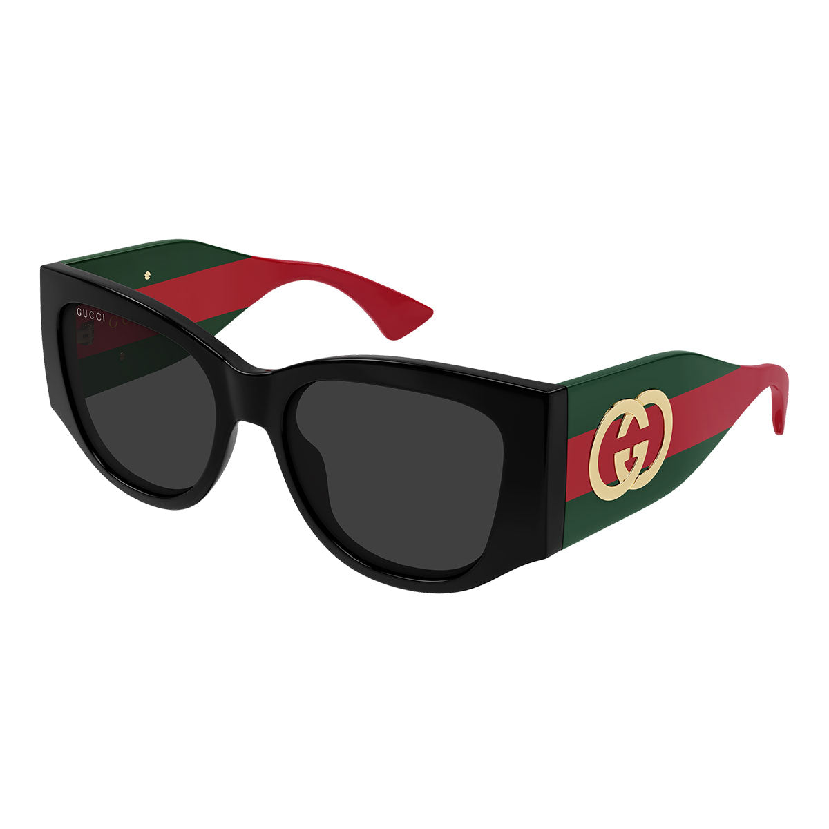 Gucci Occhiali da Sole GG2115S 001 Nero Verde/Grigio Donna