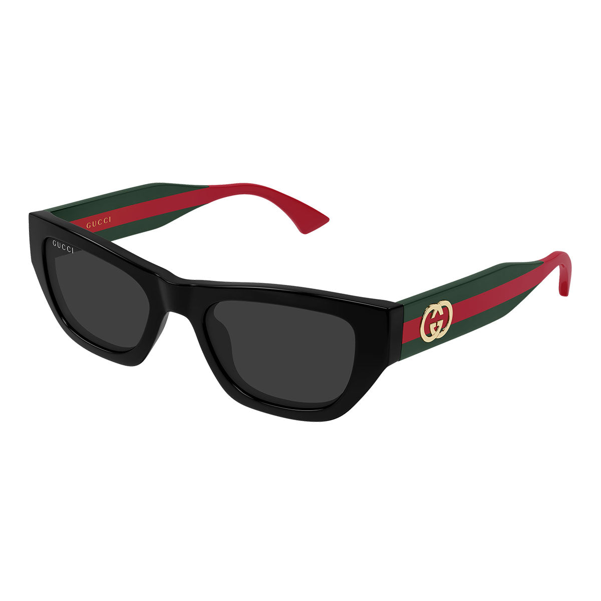 Gucci Occhiali da Sole GG2116S 001 Nero Verde/Grigio Donna