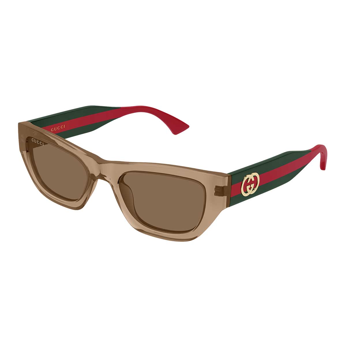 Gucci Occhiali da Sole GG2116S 004 MarroneVerde/Marrone Donna 2