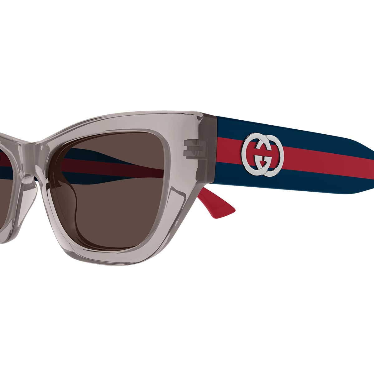 Gucci Occhiali da Sole GG2116S 005 GrigioBlu/Marrone Donna 3