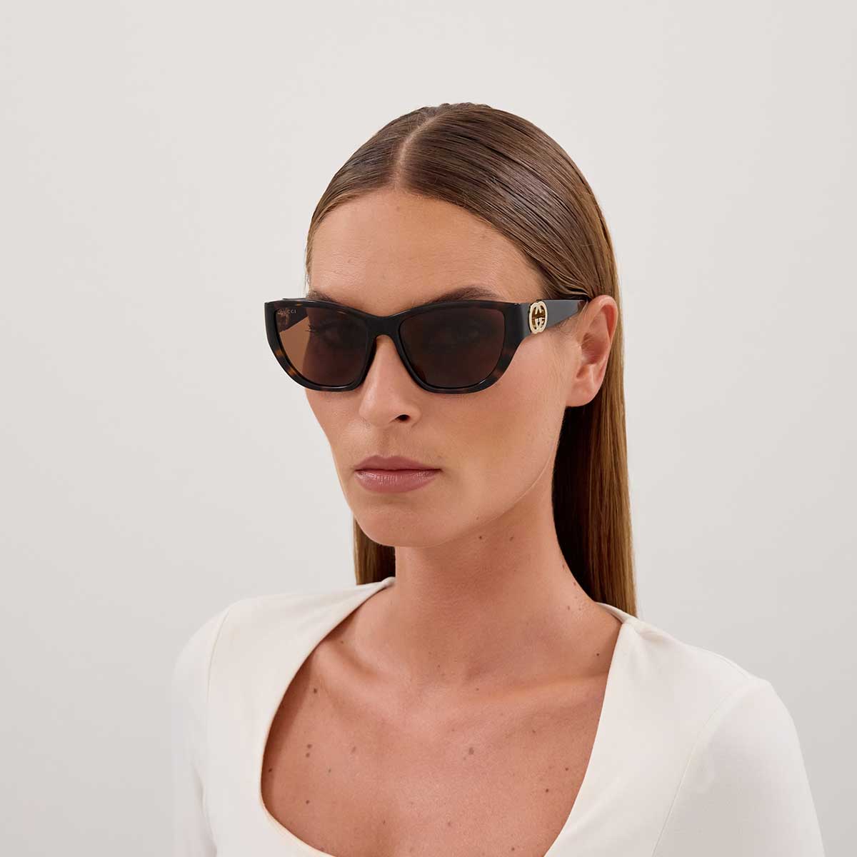 Gucci Occhiali da Sole GG2122S 003 Marrone/Marrone Donna