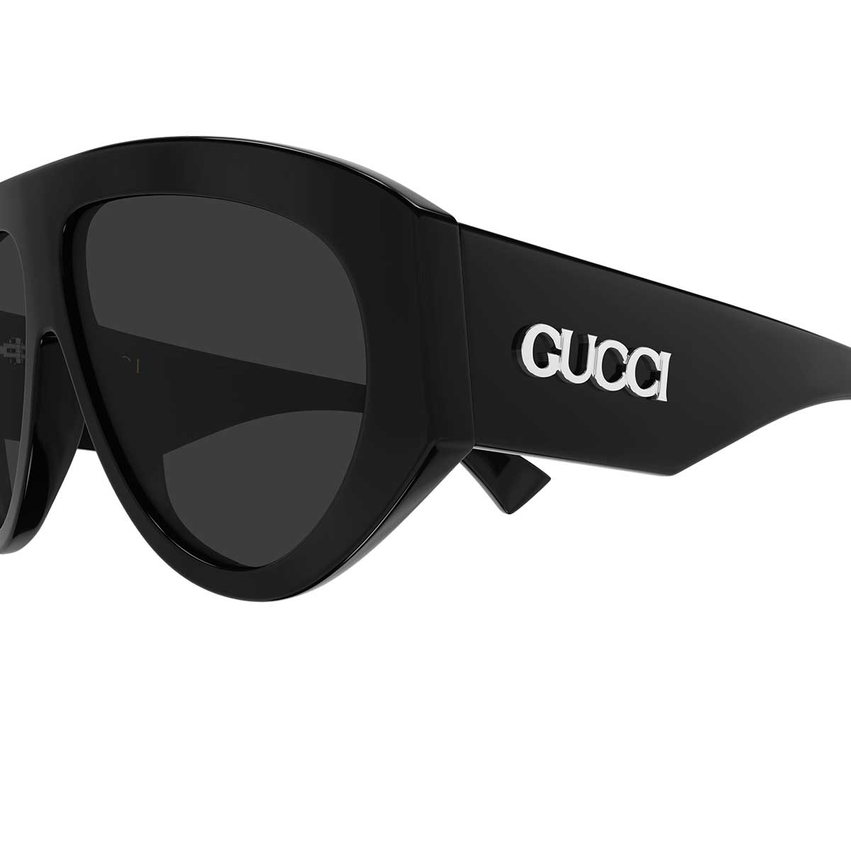 Gucci Occhiali da Sole GG2128S 001 Nero/Grigio Uomo