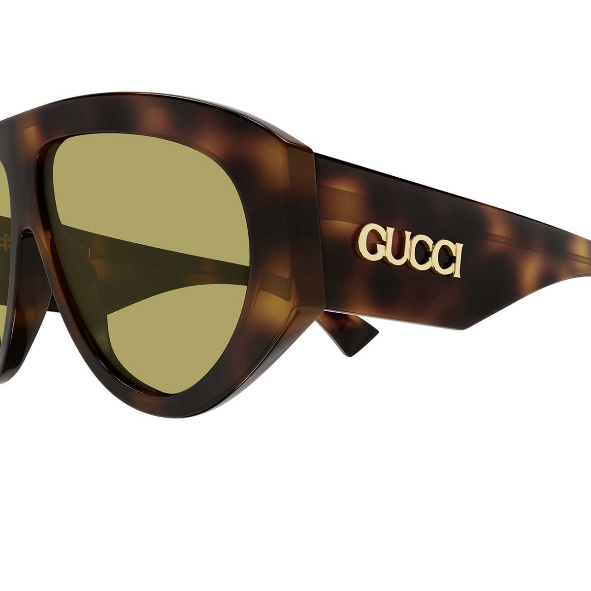 Gucci Occhiali da Sole GG2128S 002 Marrone/Verde Uomo
