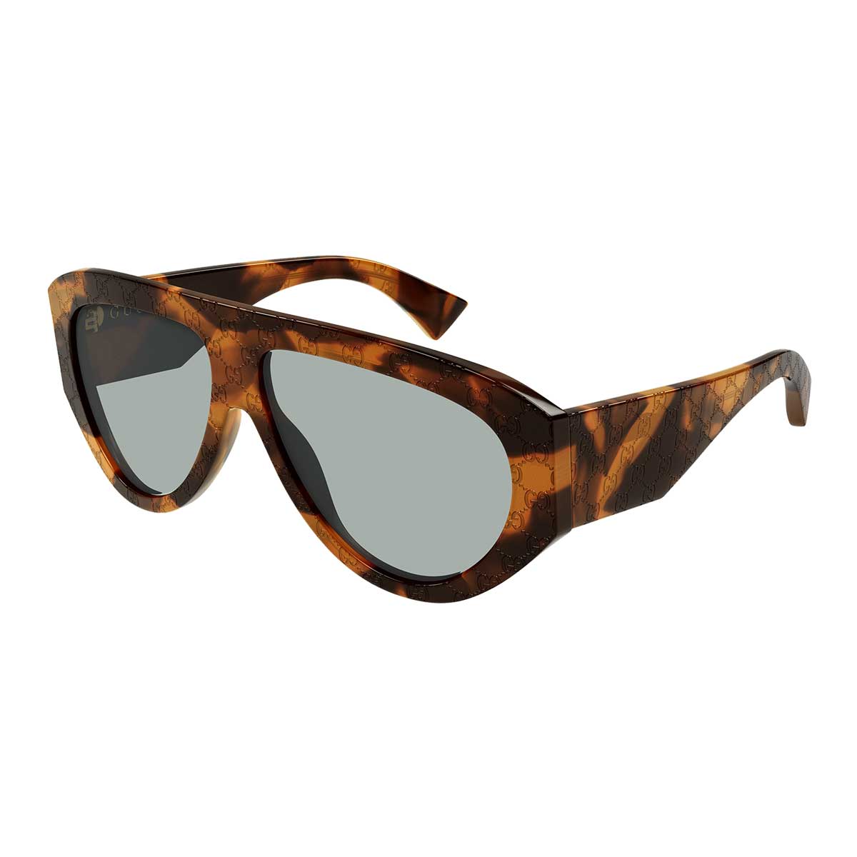 Gucci Occhiali da Sole GG2128S 003 Marrone/Verde Uomo