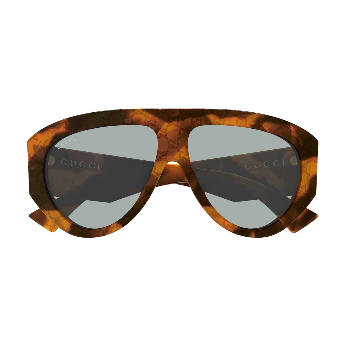 Gucci Occhiali da Sole GG2128S 003 Marrone/Verde Uomo