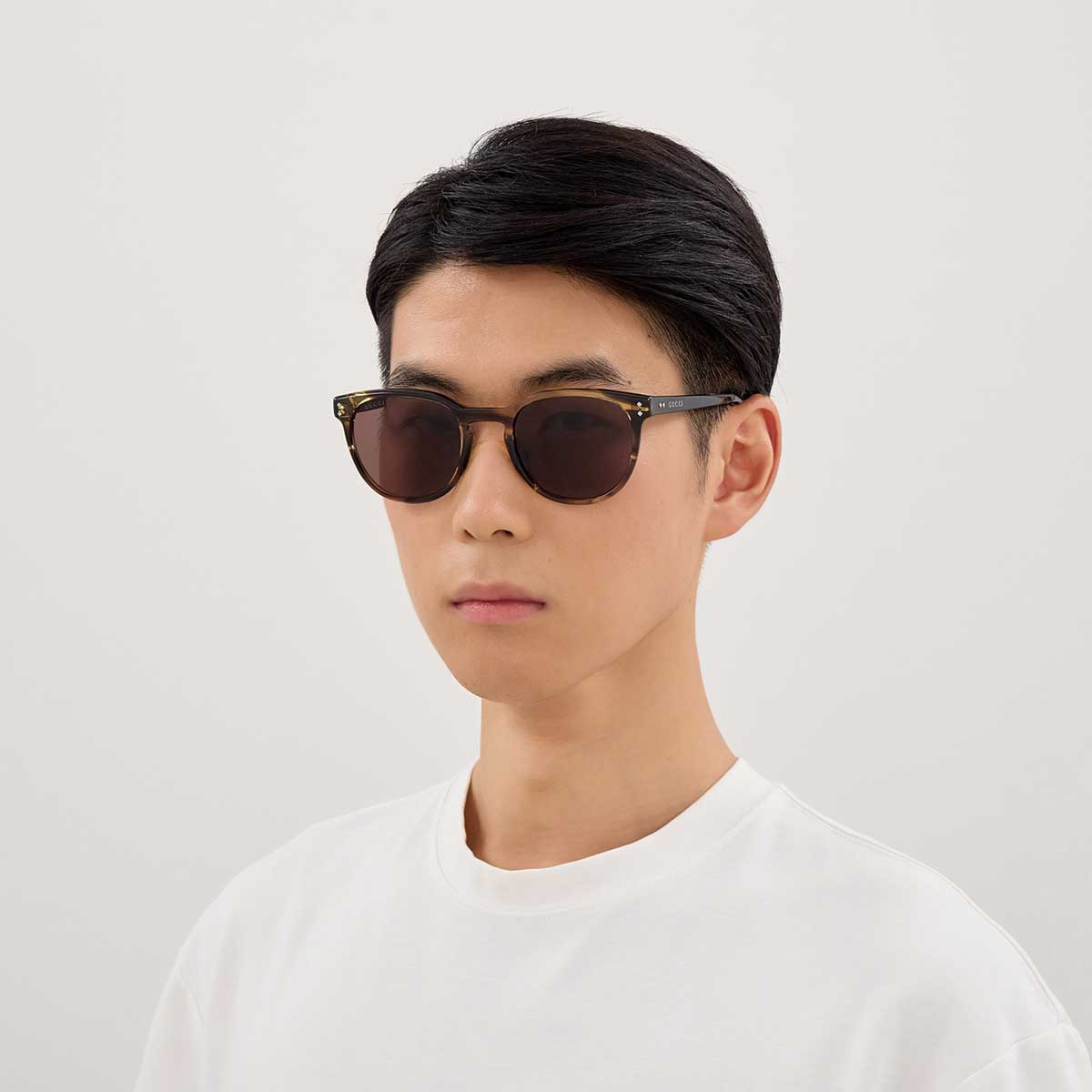 Gucci Occhiali da Sole GG2134SA 002 Marrone/Marrone Uomo