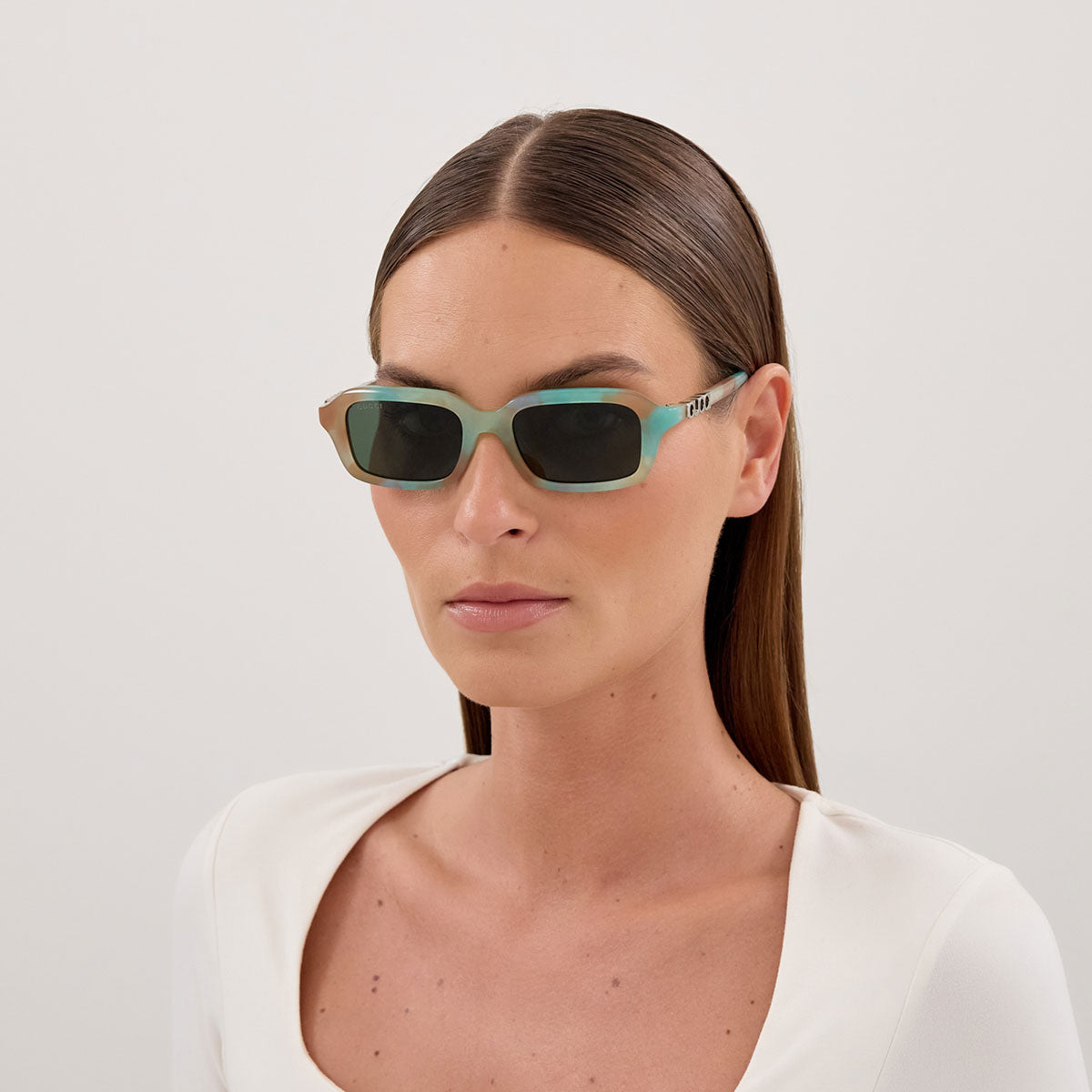 Gucci Occhiali da Sole GG2152S 005 Verde/Verde Donna