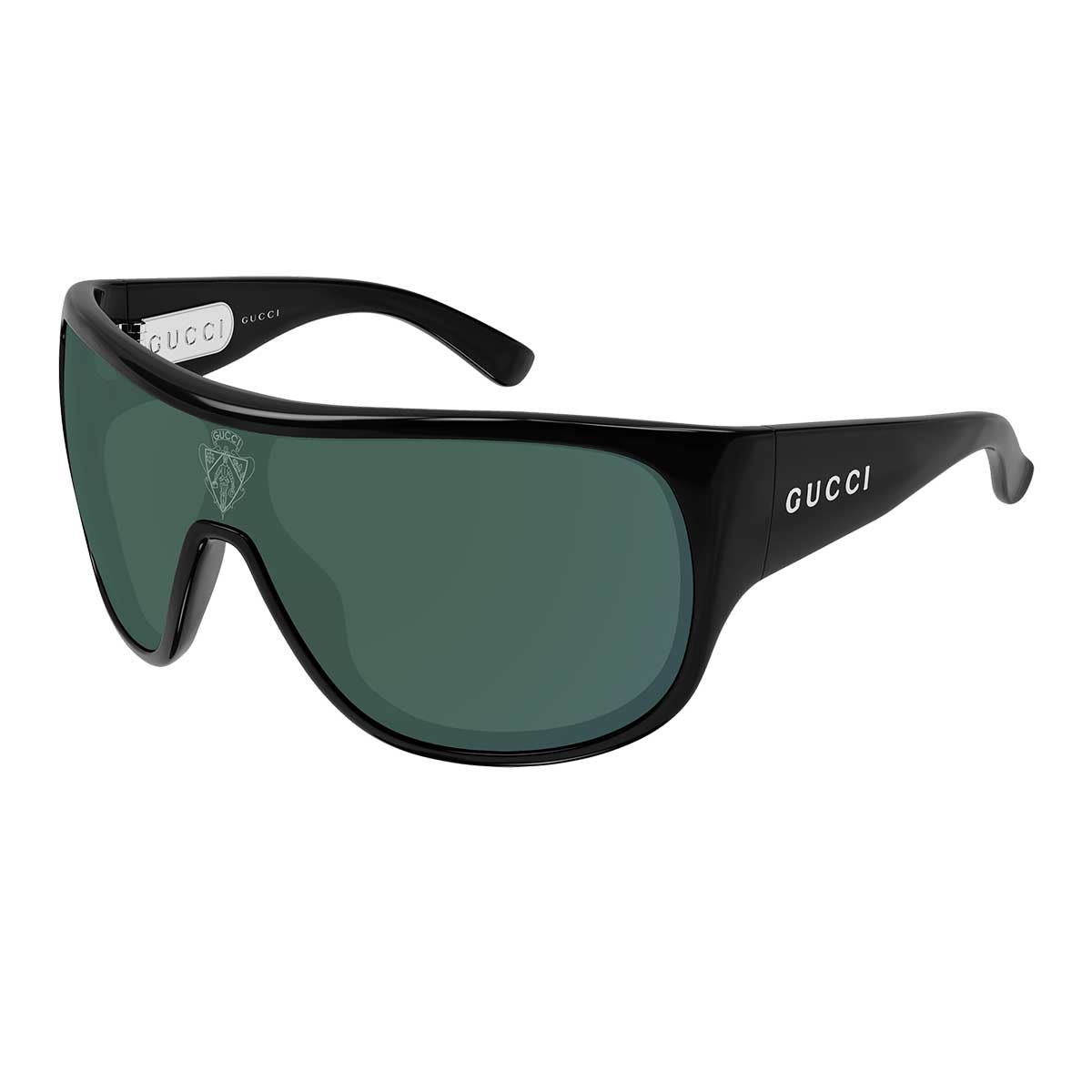 Gucci Occhiali da Sole GG2168S 007 Nero/Verde Uomo