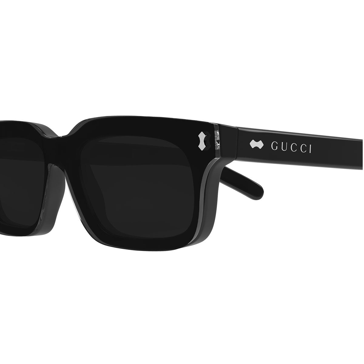 Gucci Occhiali da Sole e da Vista GG1711S 001 con Clip Nero/Trasparente Unisex 7