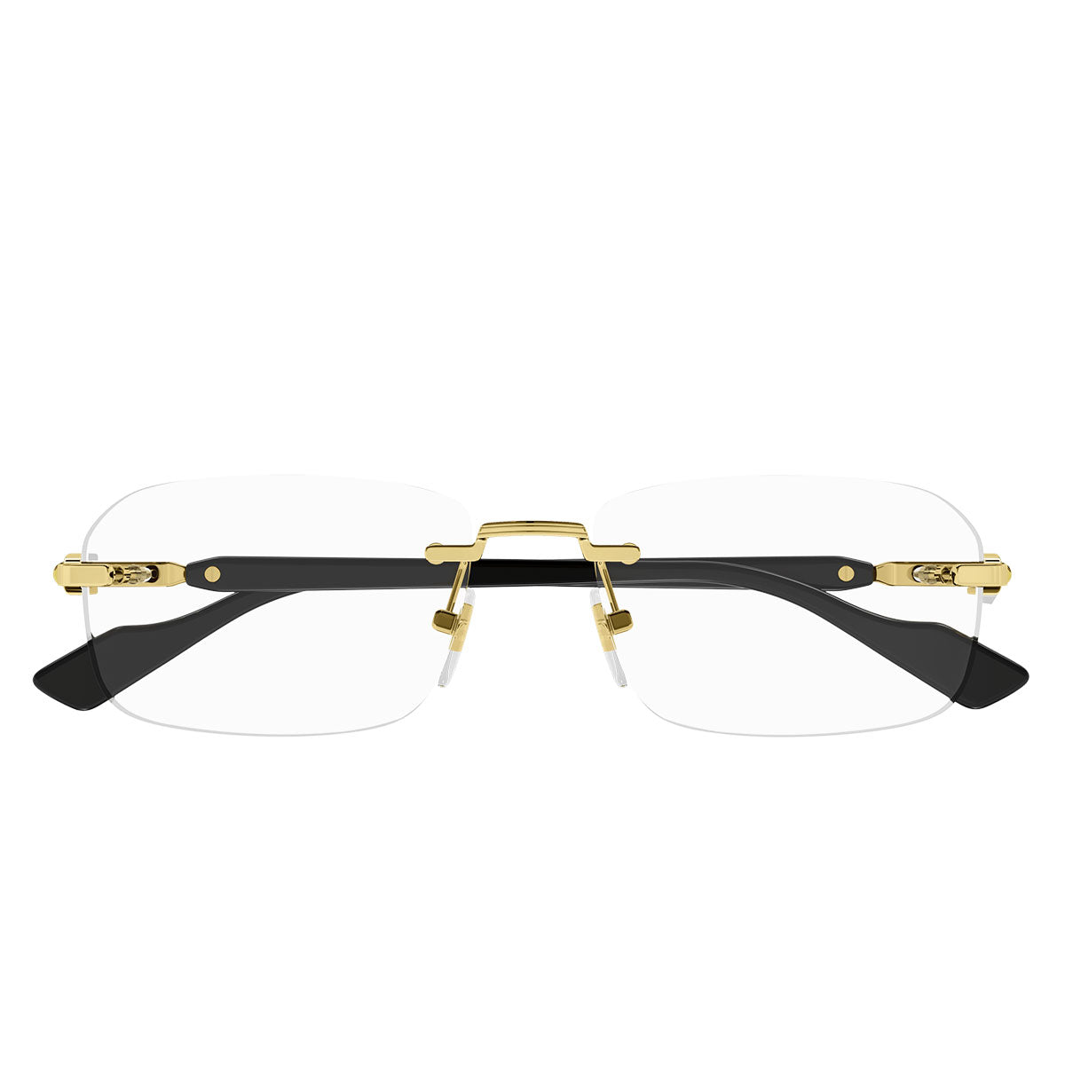 Gucci Occhiali da Vista GG1221O 001 Oro/Trasparente Uomo