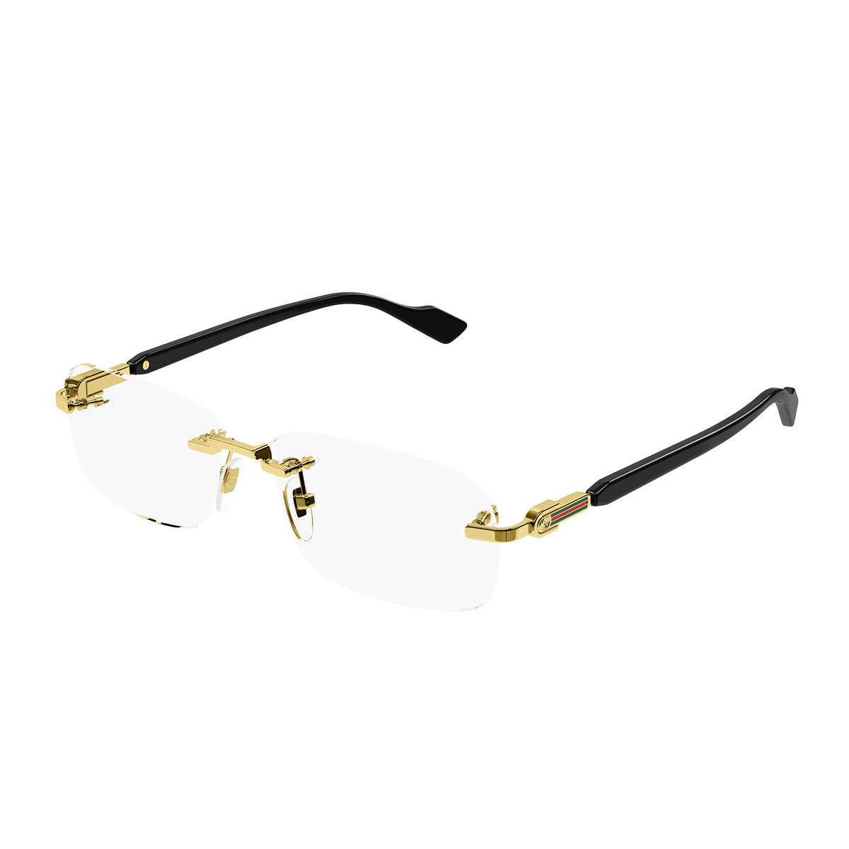 Gucci Occhiali da Vista GG1221O 001 Oro/Trasparente Uomo